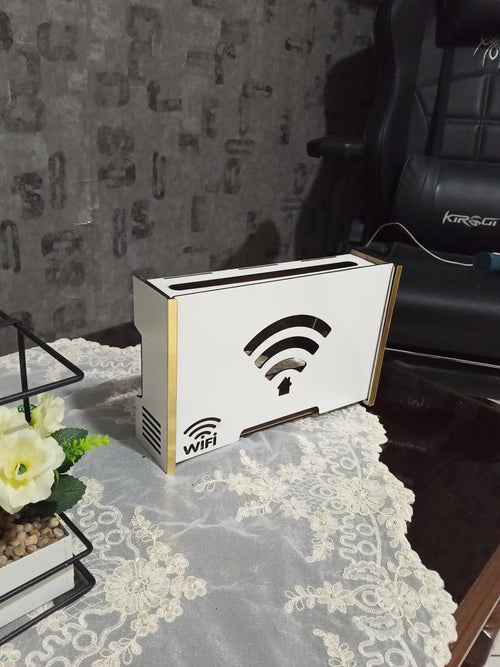 حامل مودام WiFi خشبي فاخر